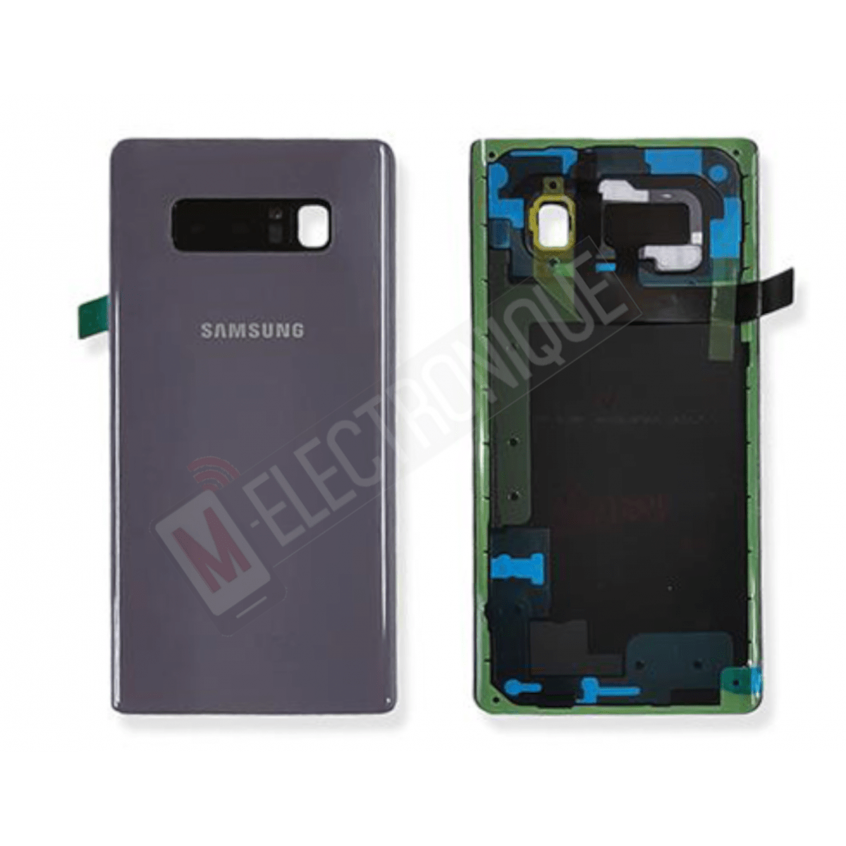VITRE ARRIERE GRAY SAMSUNG GALAXY NOTE 8