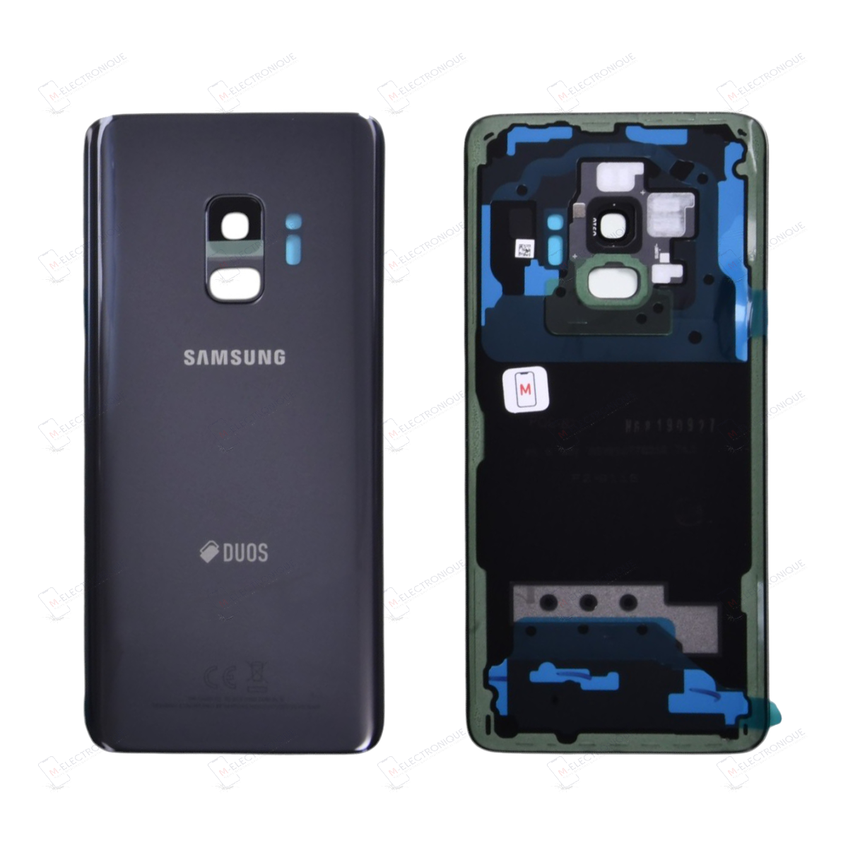 VITRE ARRIERE GREY SAMSUNG GALAXY S9