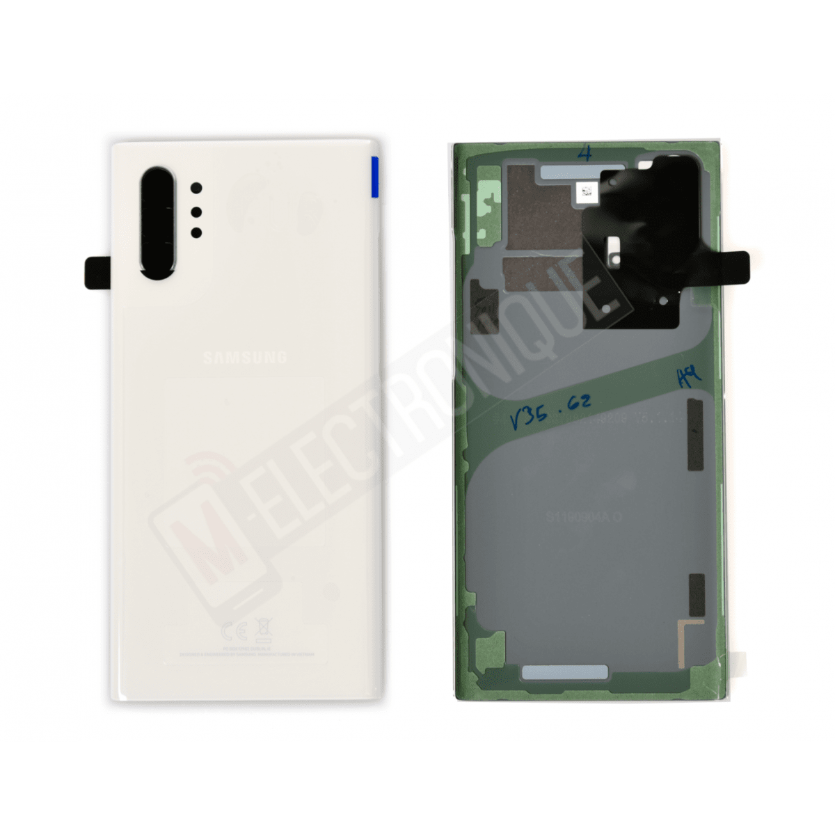 VITRE ARRIERE BLANC SAMSUNG GALAXY NOTE 10+
