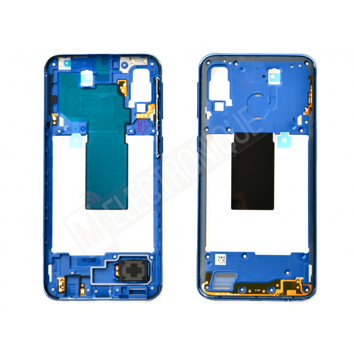 CHASSIS INTERMEDIARE BLEU SAMSUNG GALAXY A40