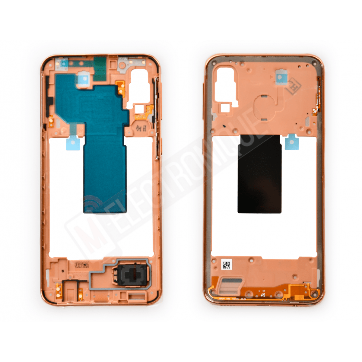 CHASSIS INTERMEDIARE ORANGE SAMSUNG GALAXY A40