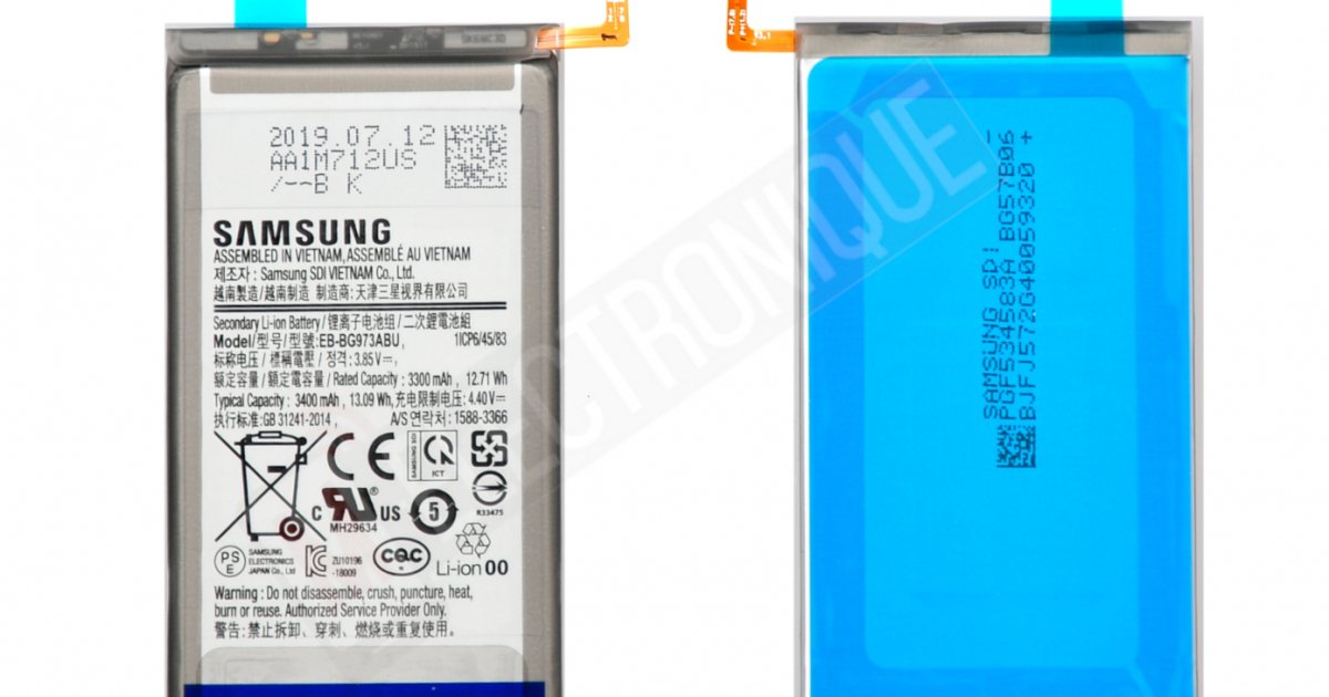 BATTERIE SAMSUNG GALAXY S10 Galaxy s10 smg973f Galaxy s Samsung