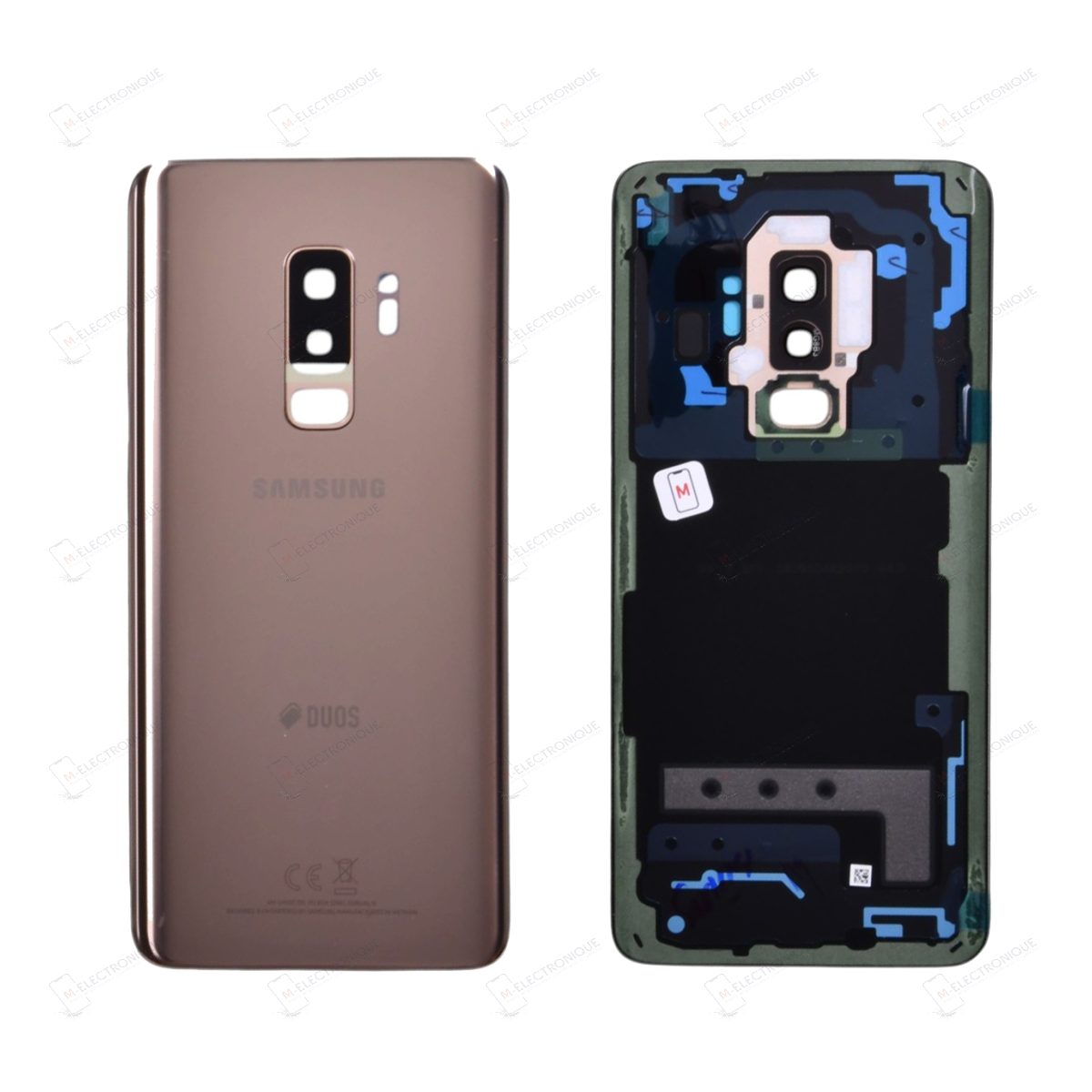 VITRE ARRIERE GOLD SAMSUNG GALAXY S9+