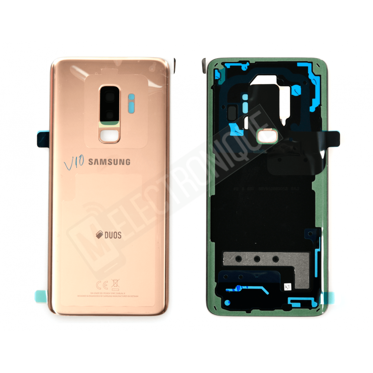 VITRE ARRIERE GOLD SAMSUNG GALAXY S9+