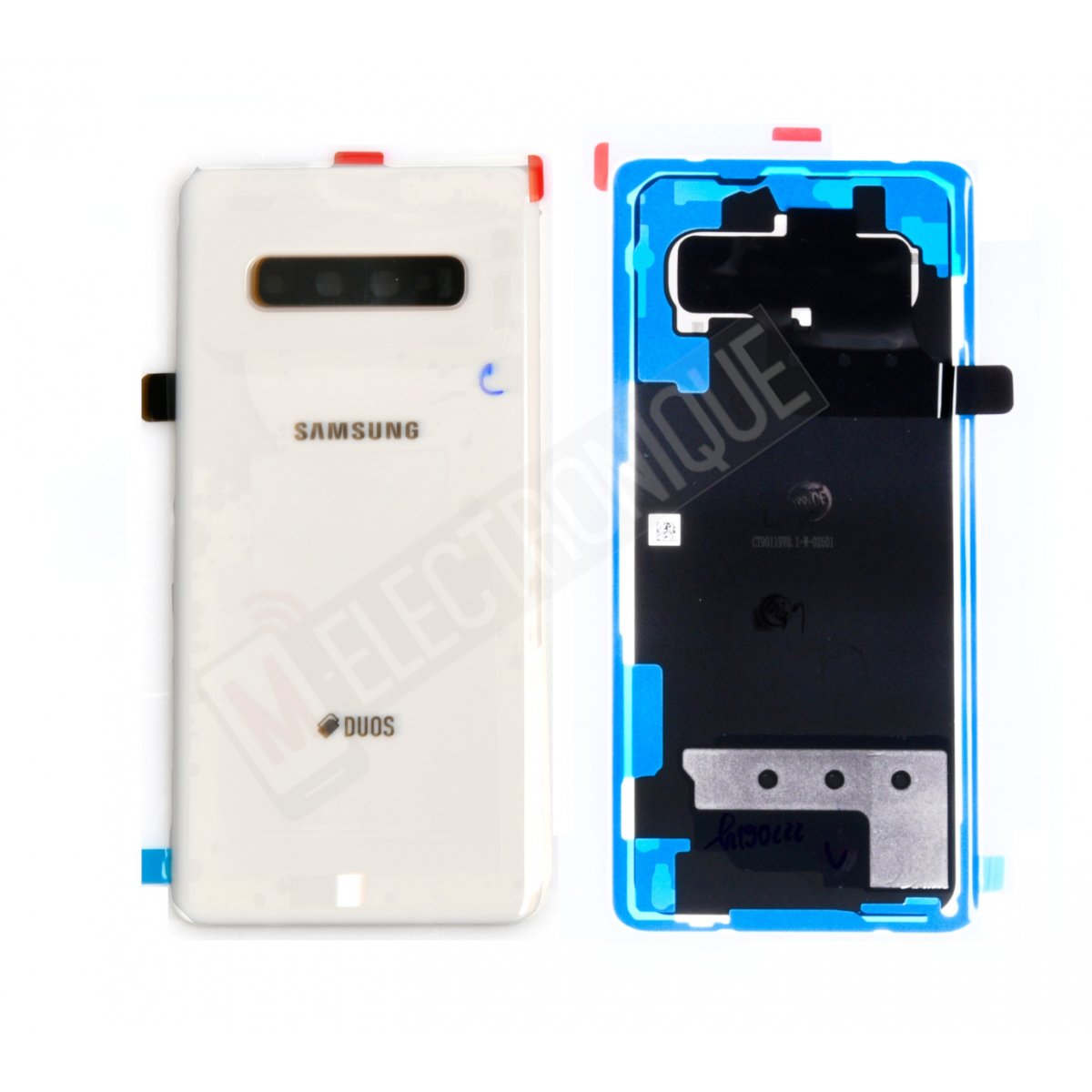 VITRE ARRIERE BLANC CERAMIQUE SAMSUNG GALAXY S10+