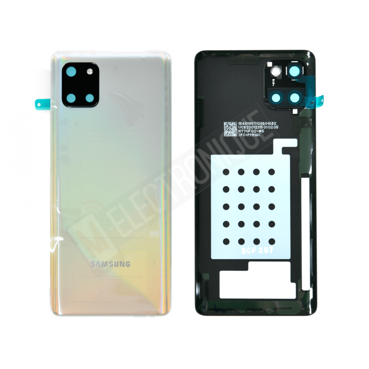 CACHE ARRIERE SILVER SAMSUNG GALAXY NOTE 10 LITE