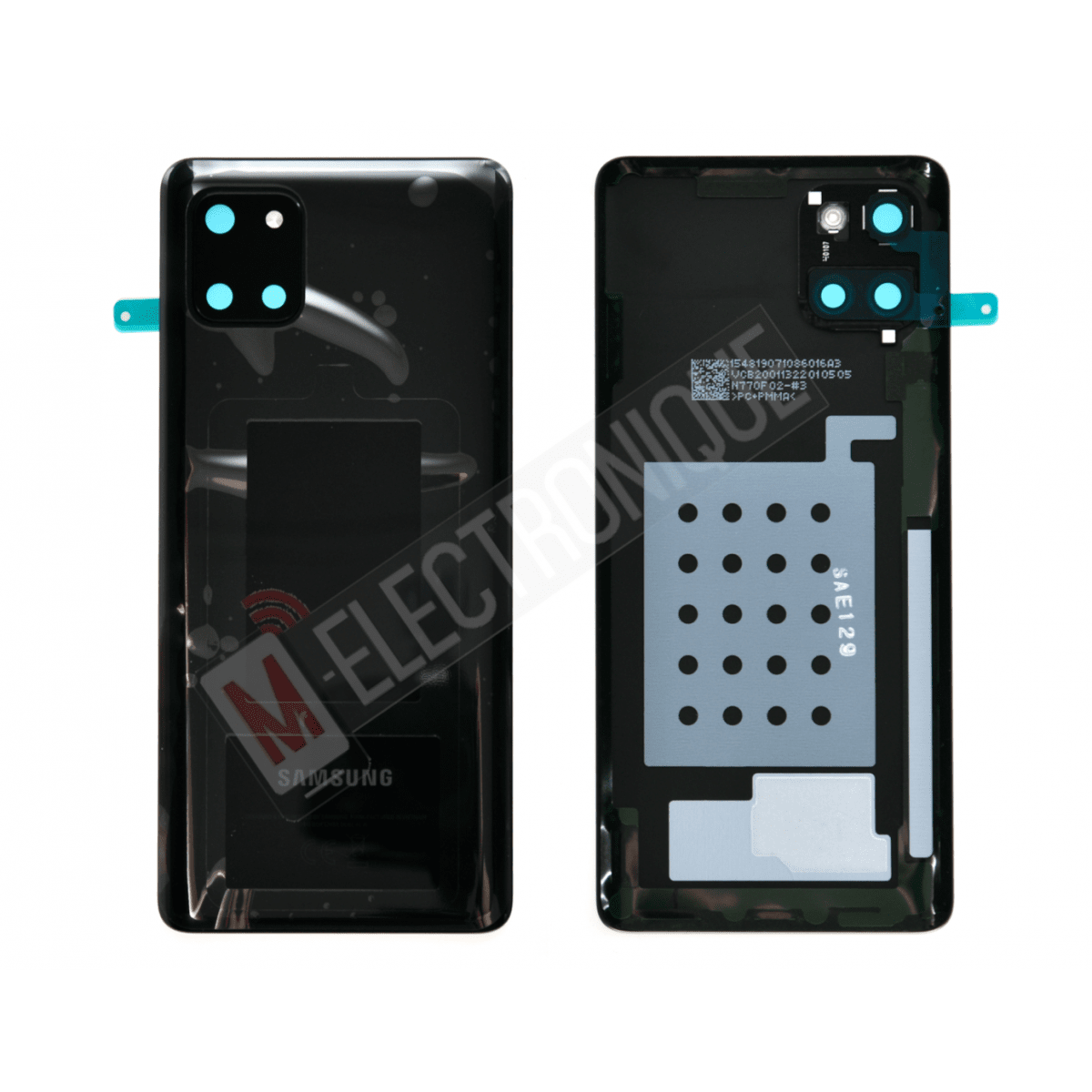 CACHE ARRIERE NOIR SAMSUNG GALAXY NOTE 10 LITE