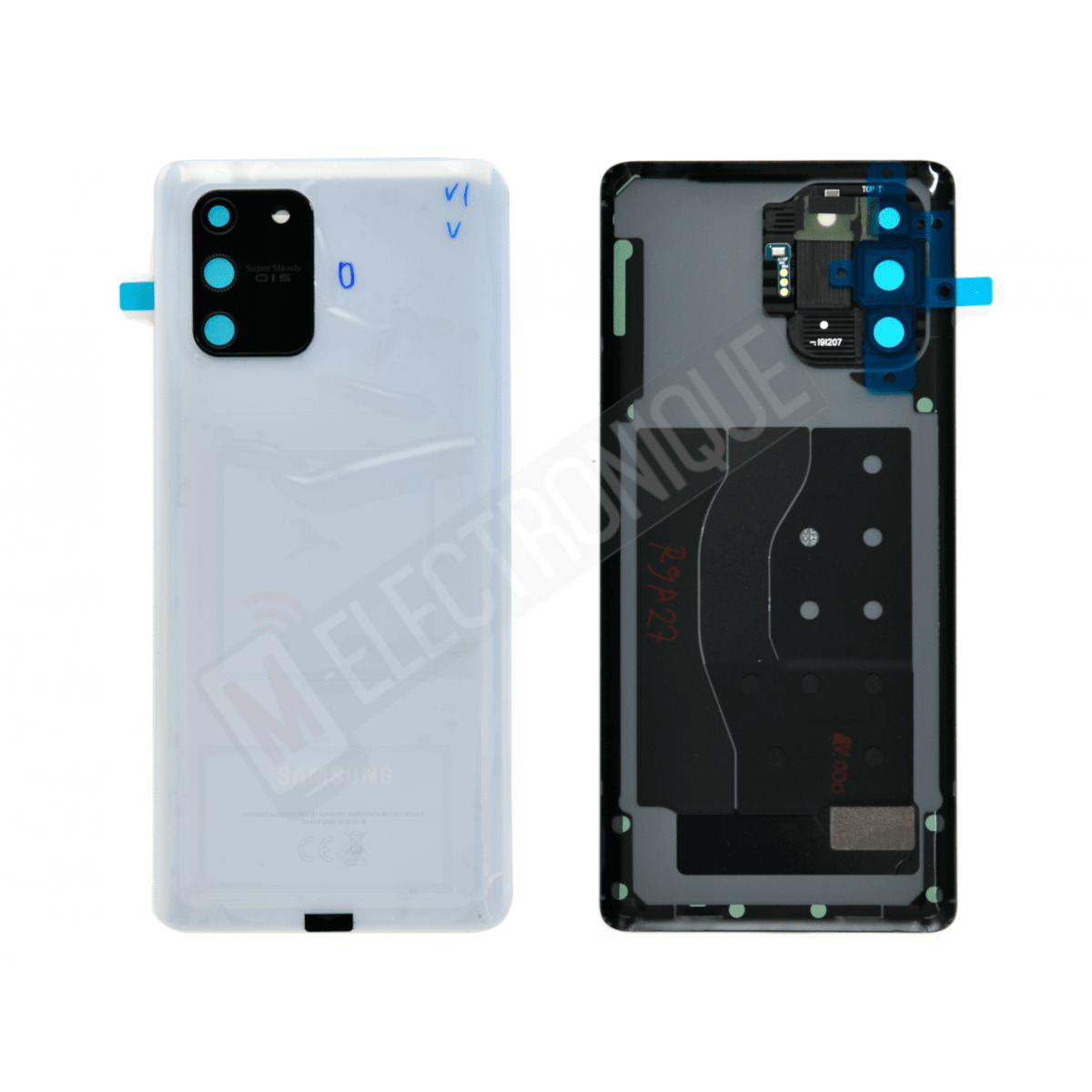 CACHE ARRIERE BLANC PRISME SAMSUNG GALAXY S10 LITE