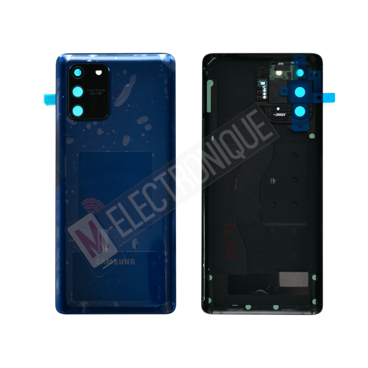 CACHE ARRIERE BLEU SAMSUNG GALAXY S10 LITE