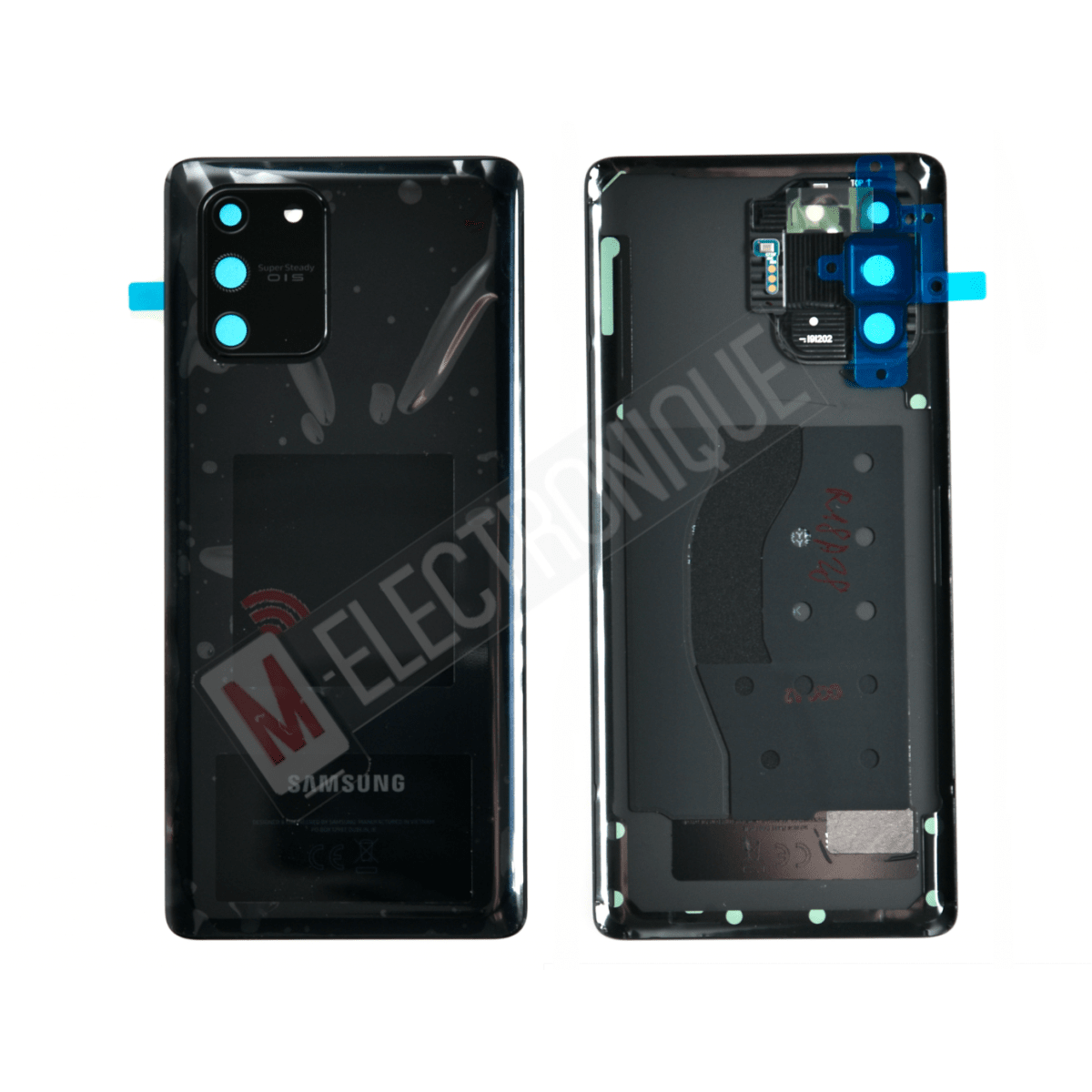 CACHE ARRIERE NOIR SAMSUNG GALAXY S10 LITE