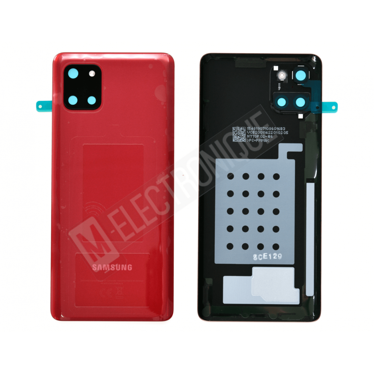 CACHE ARRIERE ROUGE SAMSUNG GALAXY NOTE 10 LITE