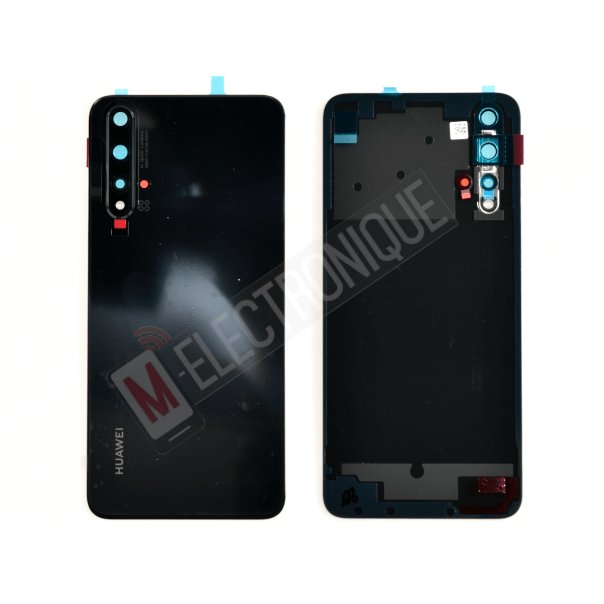 VITRE ARRIERE NOIR HUAWEI NOVA 5T
