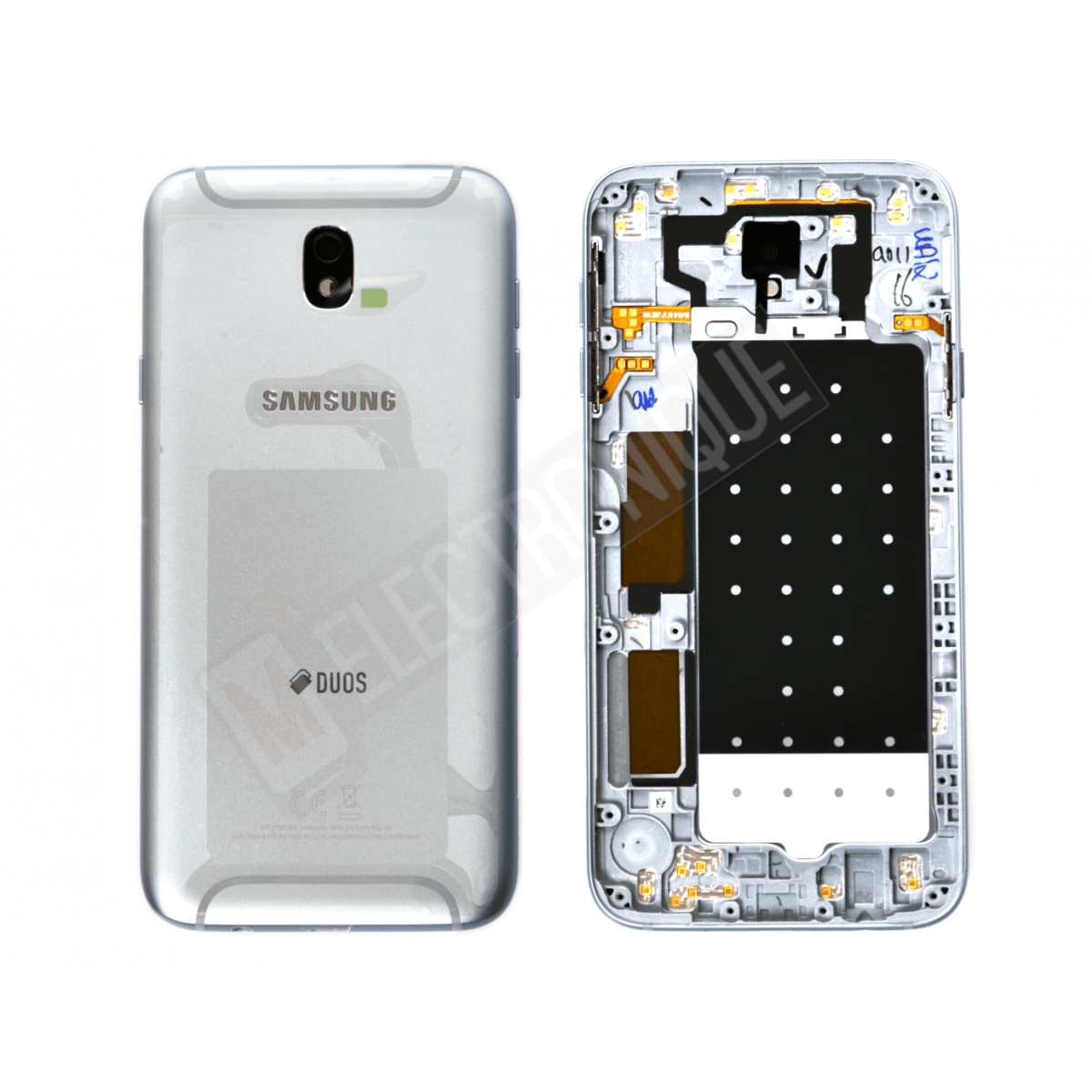 CACHE ARRIERE SILVER SAMSUNG GALAXY J7 2017