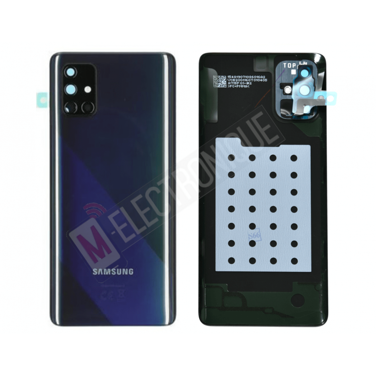 CACHE ARRIERE NOIR SAMSUNG GALAXY A71