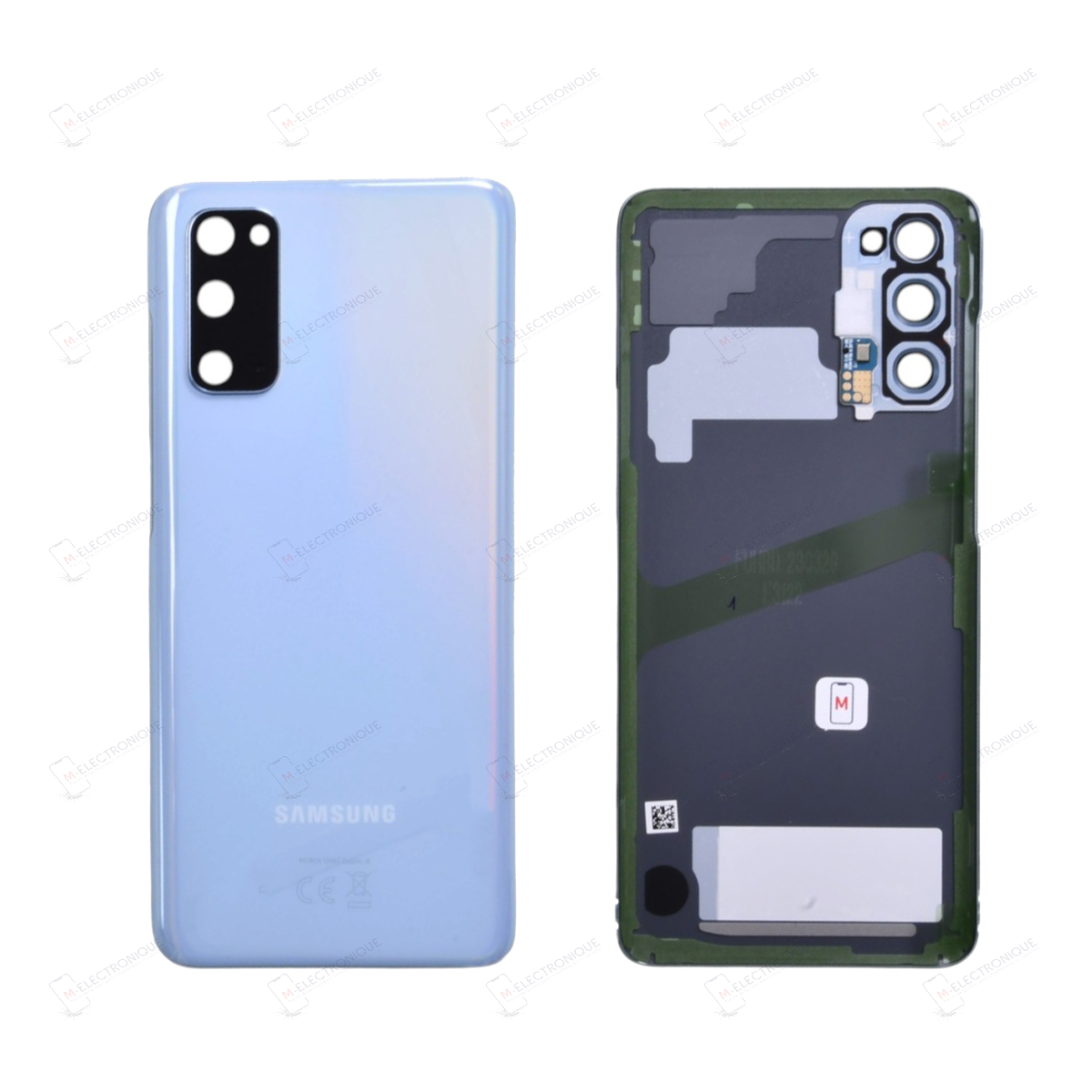 VITRE ARRIERE BLEU SAMSUNG GALAXY S20 4G / 5G