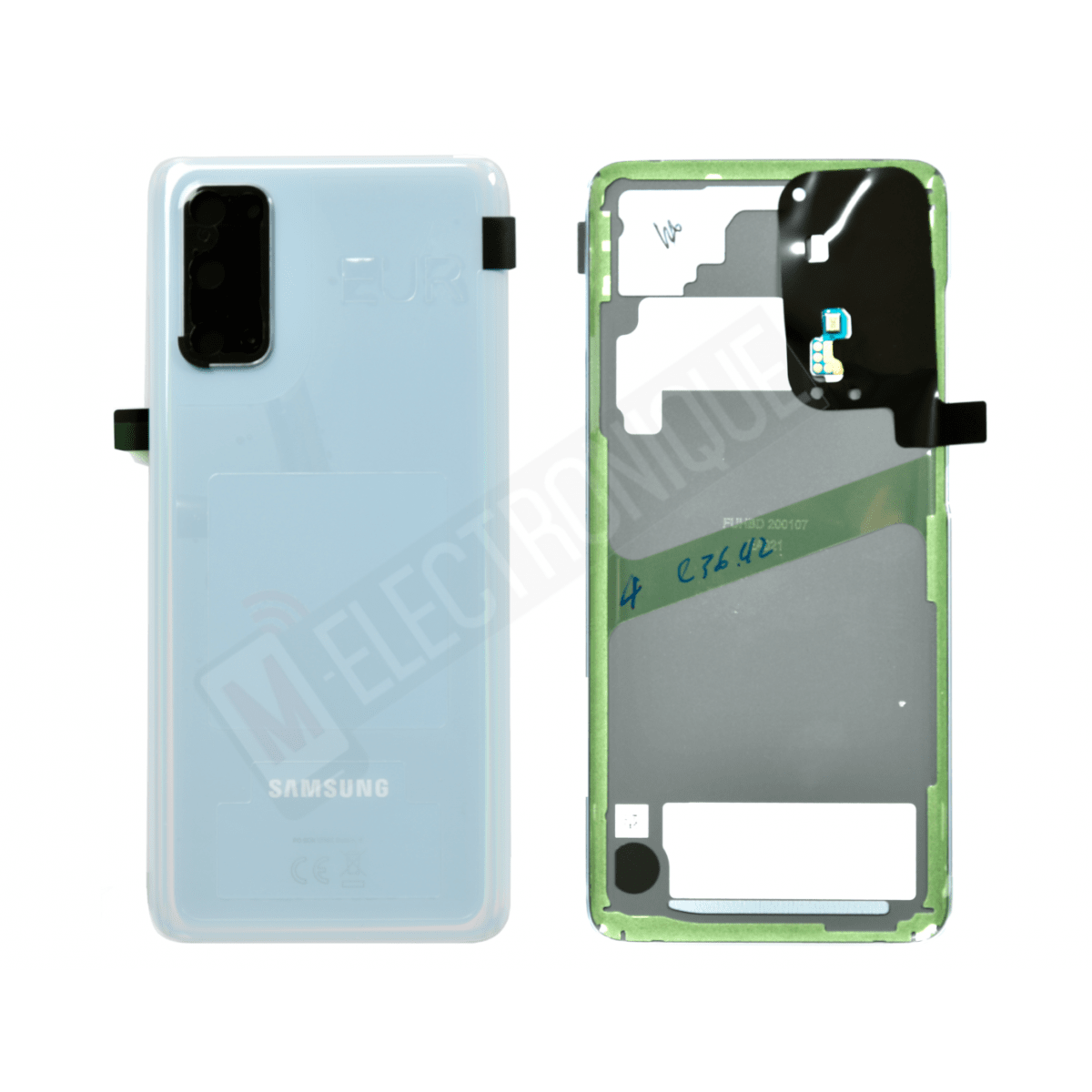 VITRE ARRIERE BLEU SAMSUNG GALAXY S20 4G / 5G