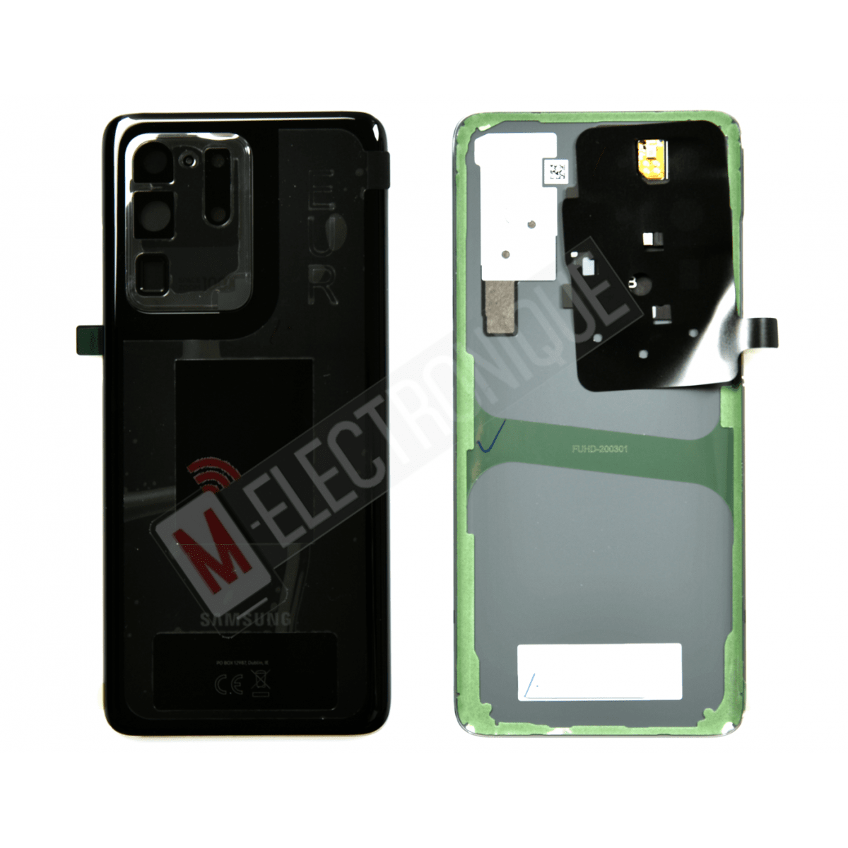 VITRE ARRIERE NOIR SAMSUNG GALAXY S20 ULTRA