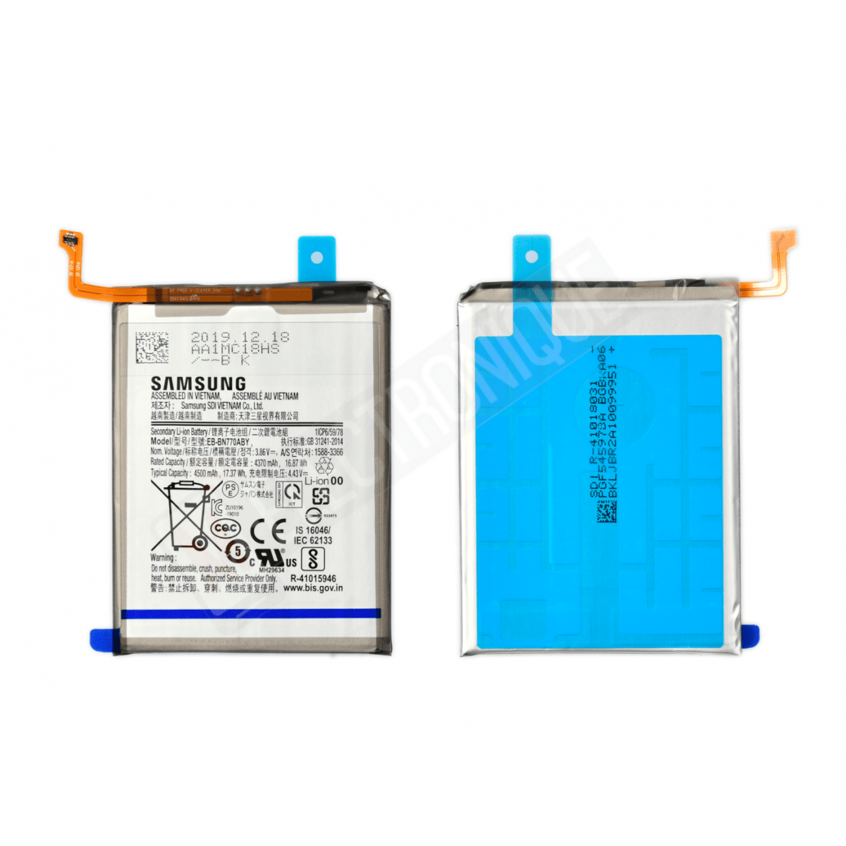 BATTERIE SAMSUNG GALAXY NOTE 10 LITE