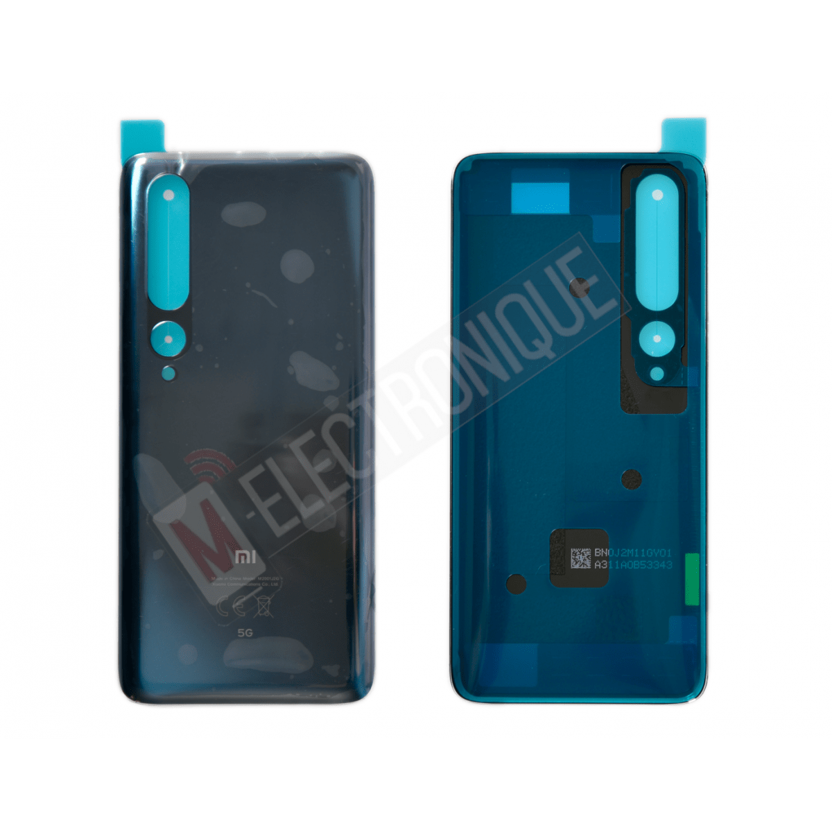 VITRE ARRIERE NOIR XIAOMI MI 10