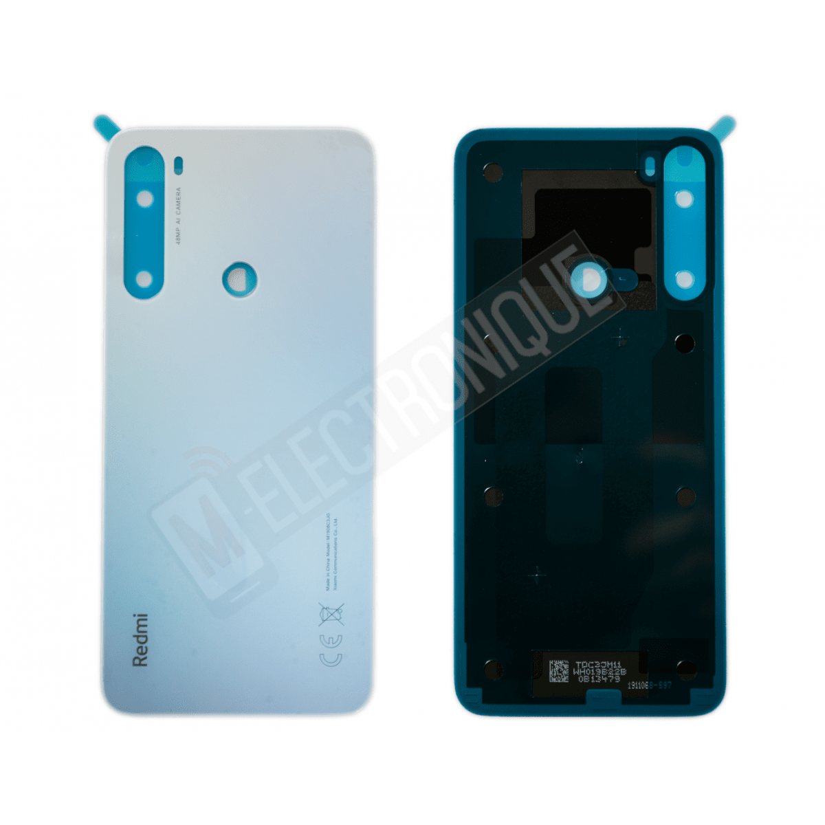 VITRE ARRIERE BLANC XIAOMI REDMI NOTE 8