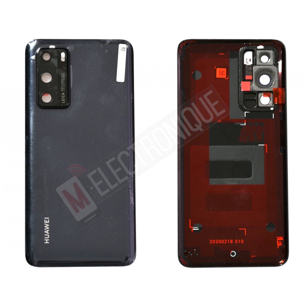 VITRE ARRIERE NOIR HUAWEI P40