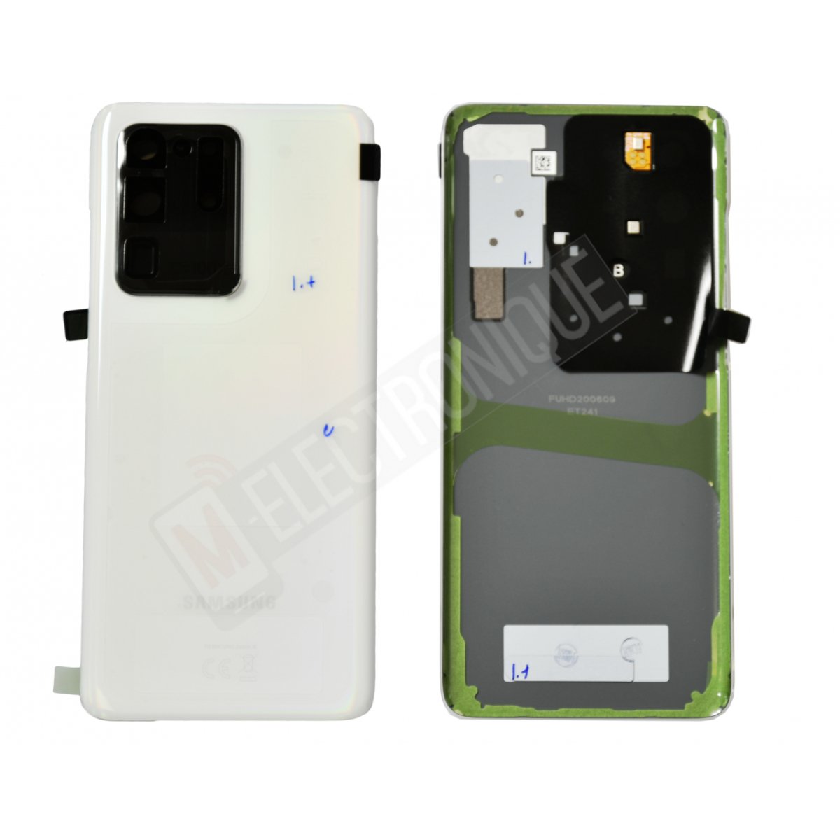 VITRE ARRIERE BLANCHE SAMSUNG GALAXY S20 ULTRA