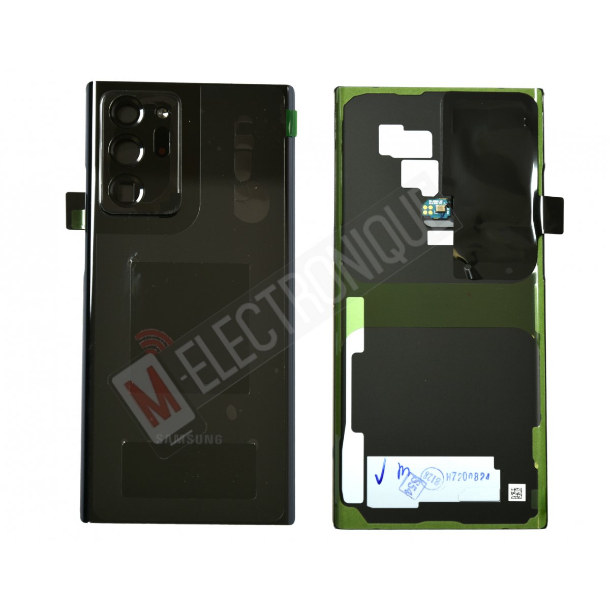 VITRE ARRIERE NOIR SAMSUNG GALAXY NOTE 20 ULTRA