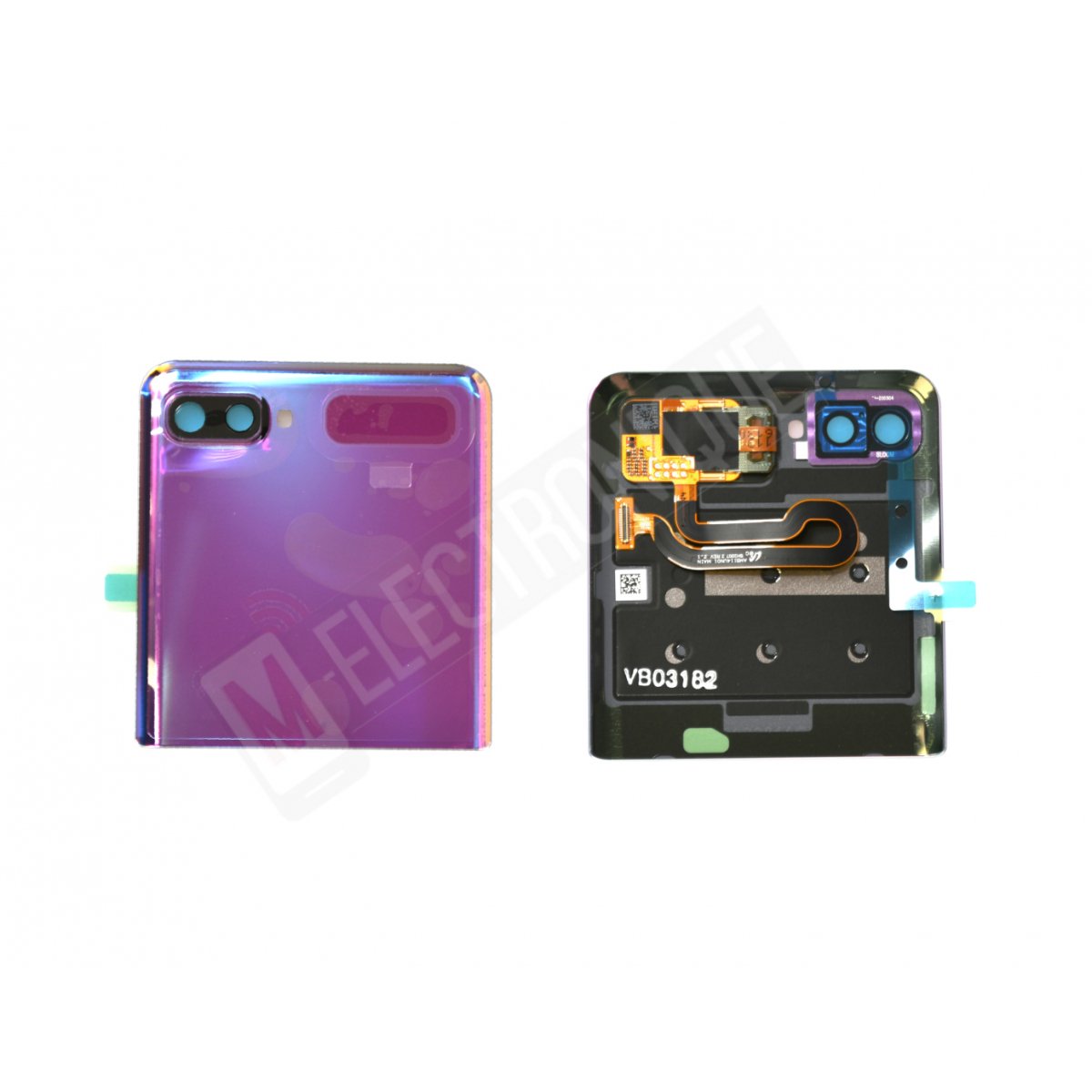 VITRE AVANT VIOLET + LCD SAMSUNG GALAXY Z FLIP