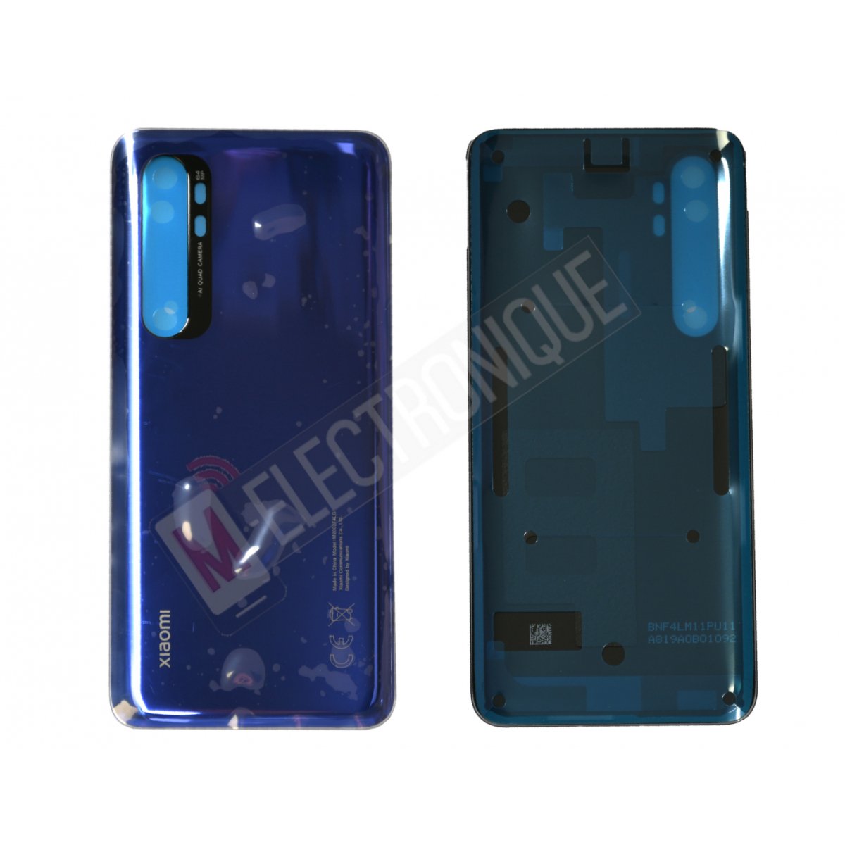 VITRE ARRIERE VIOLET XIAOMI MI NOTE 10 LITE