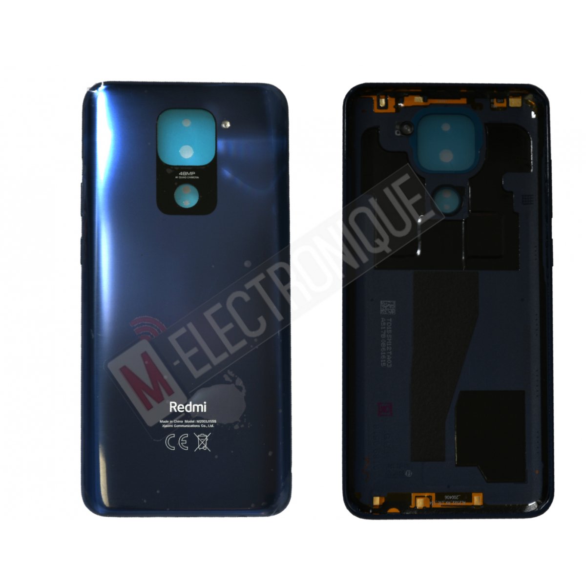 CACHE ARRIERE NOIR XIAOMI REDMI NOTE 9