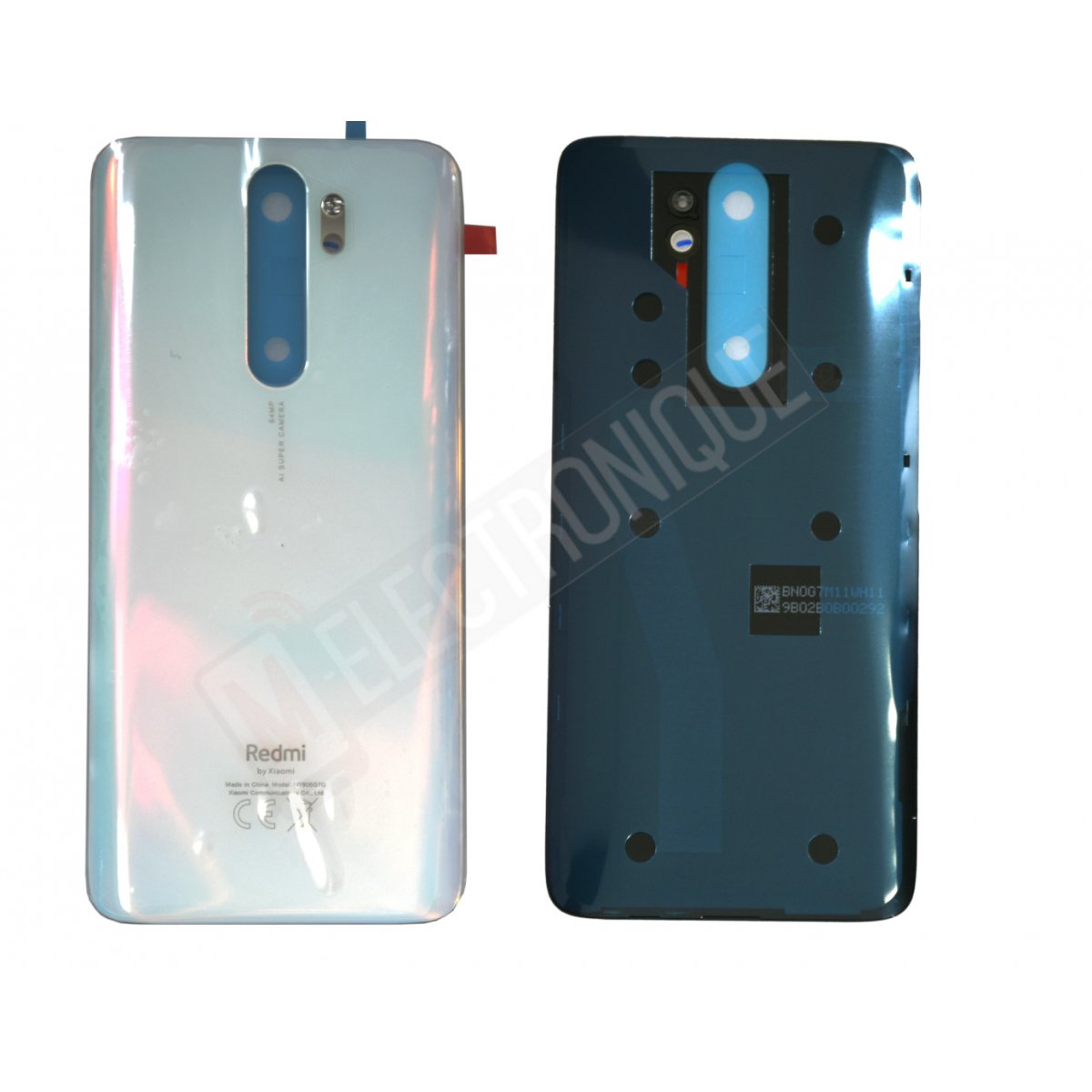 VITRE ARRIERE BLANC XIAOMI REDMI NOTE 8 PRO