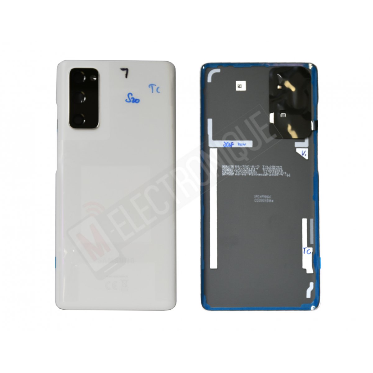 CACHE ARRIERE BLANC SAMSUNG GALAXY S20 FE