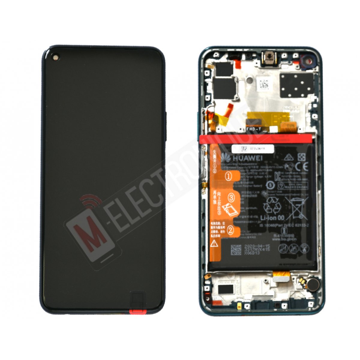 ECRAN VERT HUAWEI P40 LITE 5G