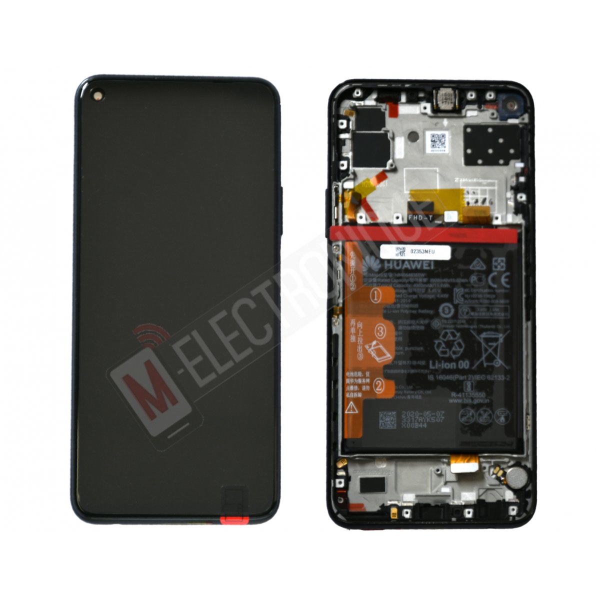 ECRAN NOIR HUAWEI P40 LITE 5G