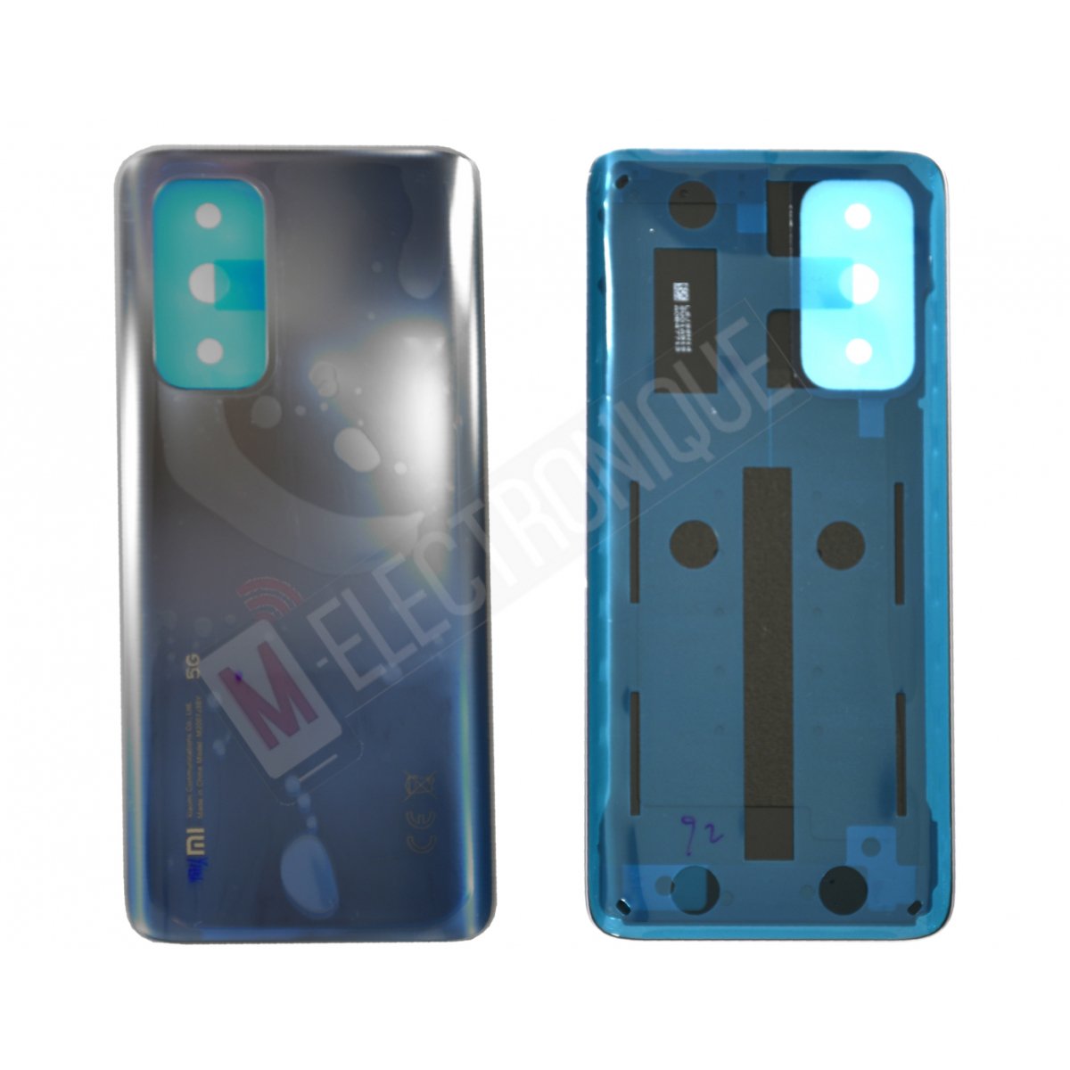 VITRE ARRIERE ARGENT XIAOMI MI 10T / 10T PRO