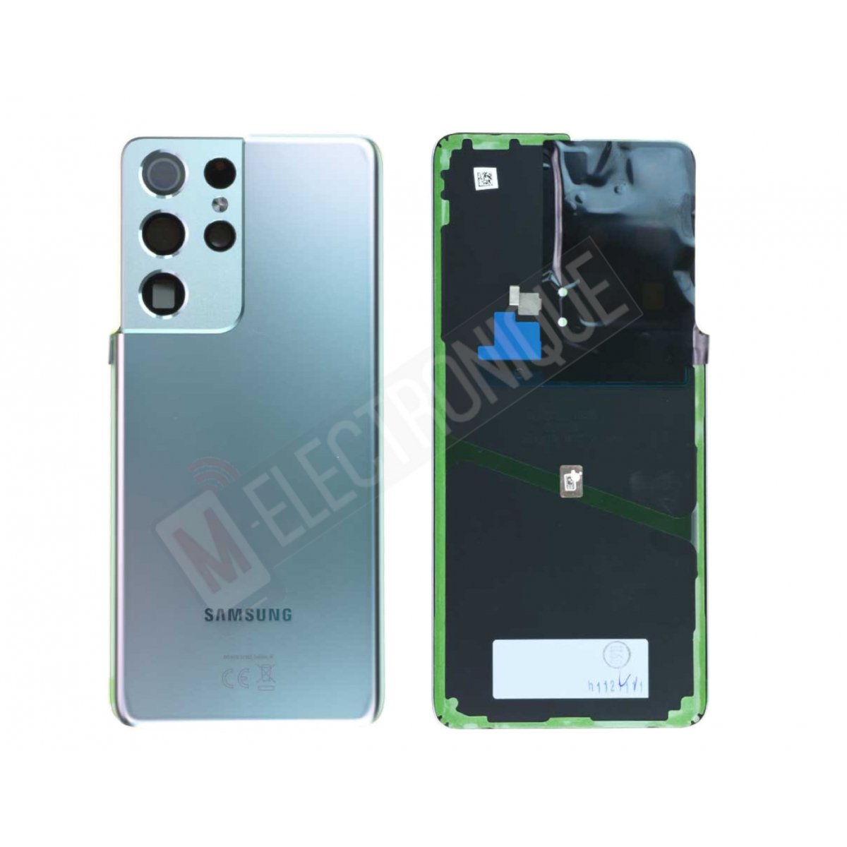 VITRE ARRIERE SILVER SAMSUNG GALAXY S21 ULTRA