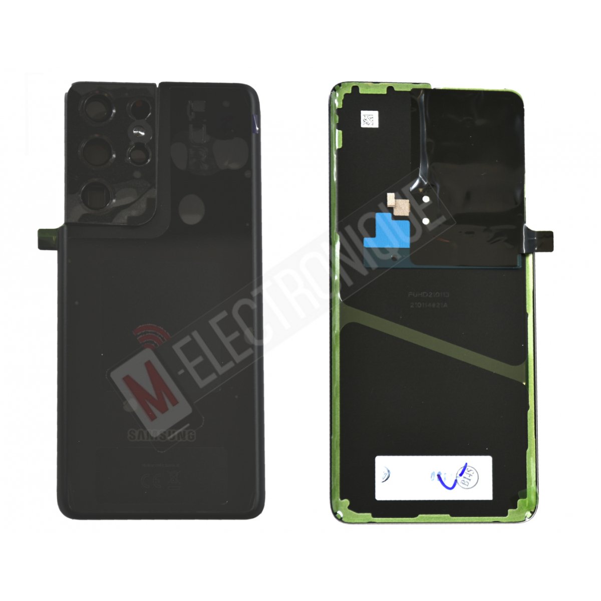 VITRE ARRIERE NOIR SAMSUNG GALAXY S21 ULTRA