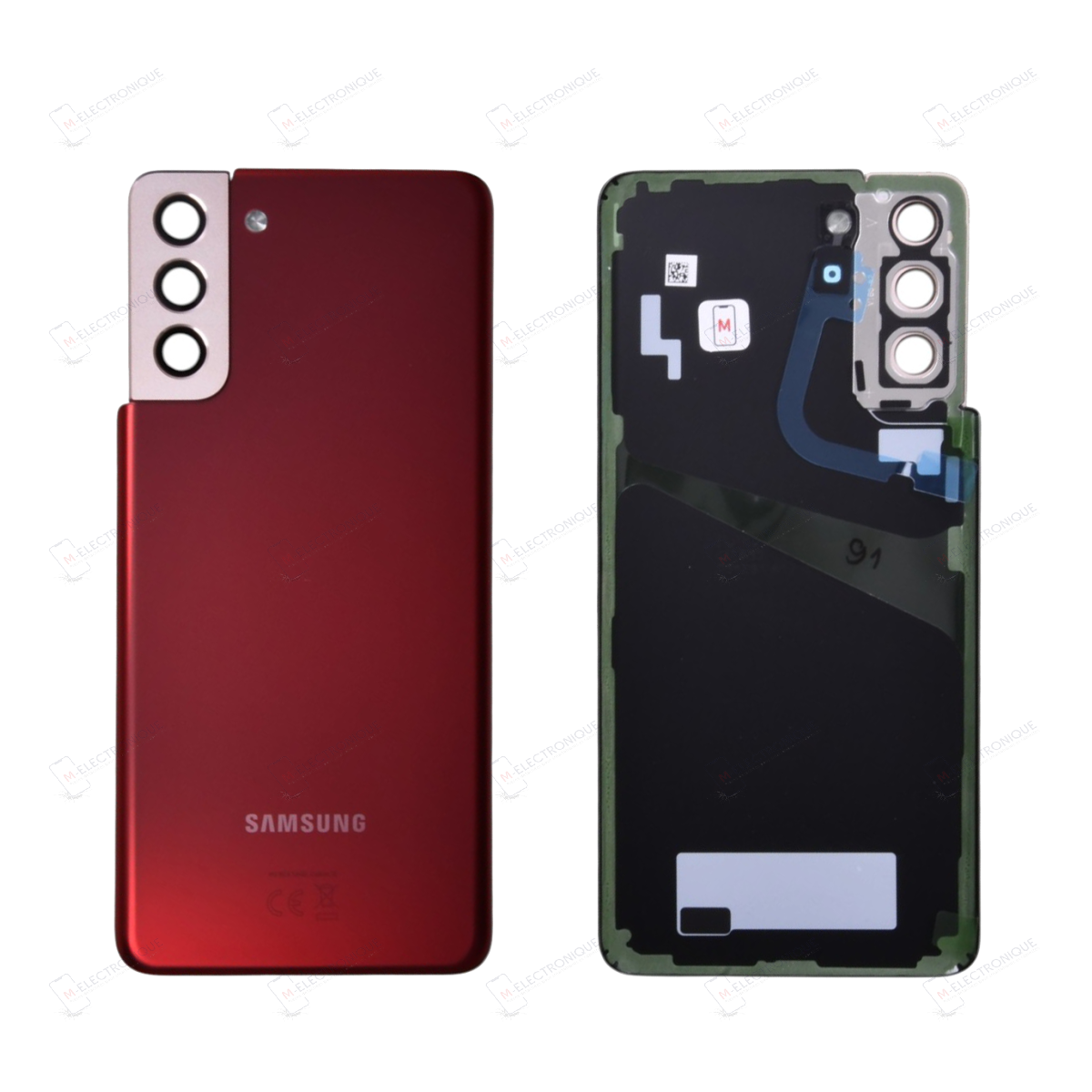 VITRE ARRIERE ROUGE SAMSUNG GALAXY S21+