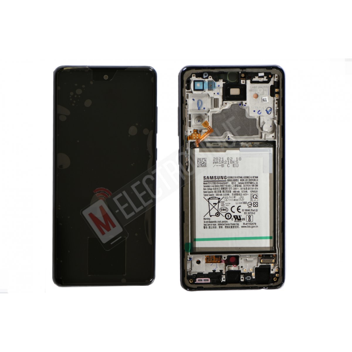 ECRAN NOIR AVEC BATTERIE SAMSUNG GALAXY A72