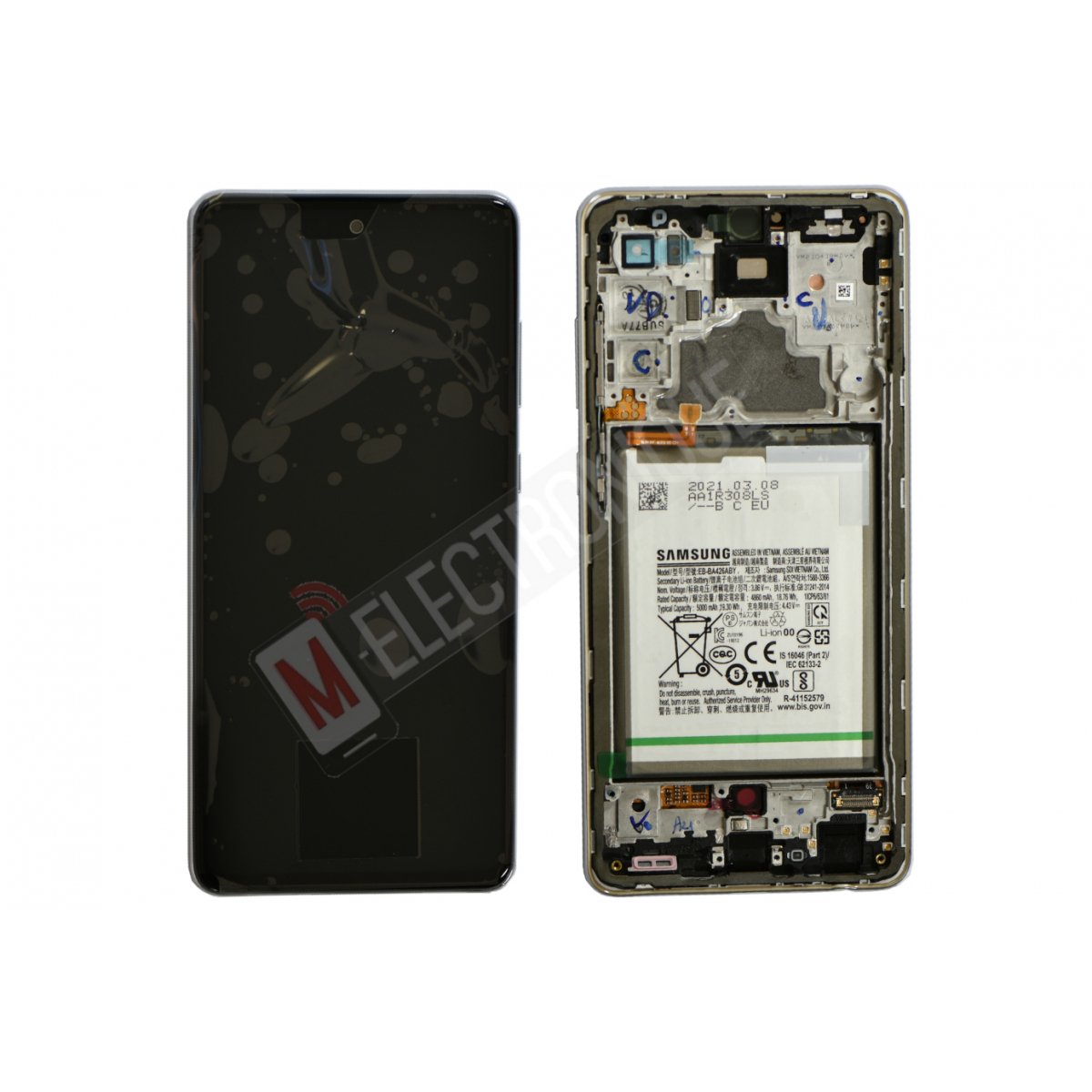 ECRAN BLANC AVEC BATTERIE SAMSUNG GALAXY A72