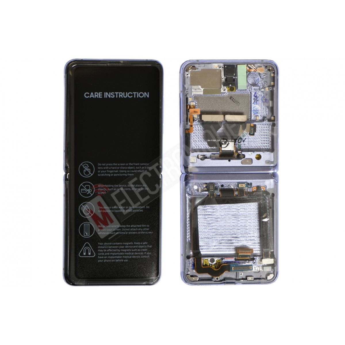 ECRAN PLIABLE VIOLET SAMSUNG GALAXY Z FLIP
