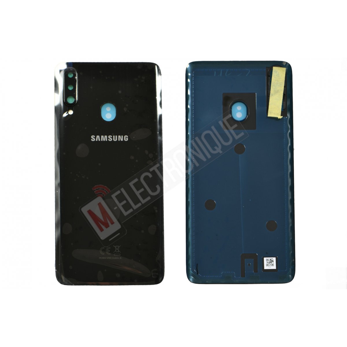 CACHE ARRIERE NOIR SAMSUNG GALAXY A20S