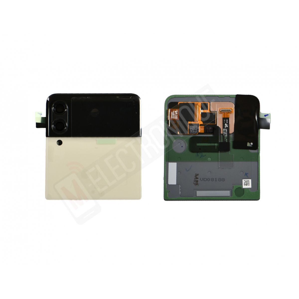 VITRE AVANT CREME + LCD SAMSUNG GALAXY Z FLIP 3