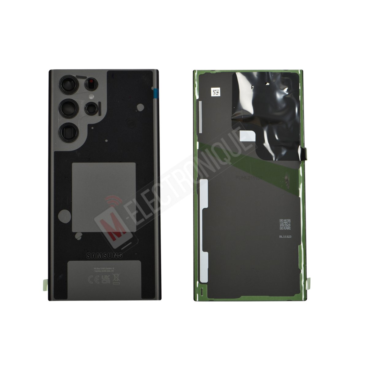 VITRE ARRIERE NOIR SAMSUNG GALAXY S22 ULTRA