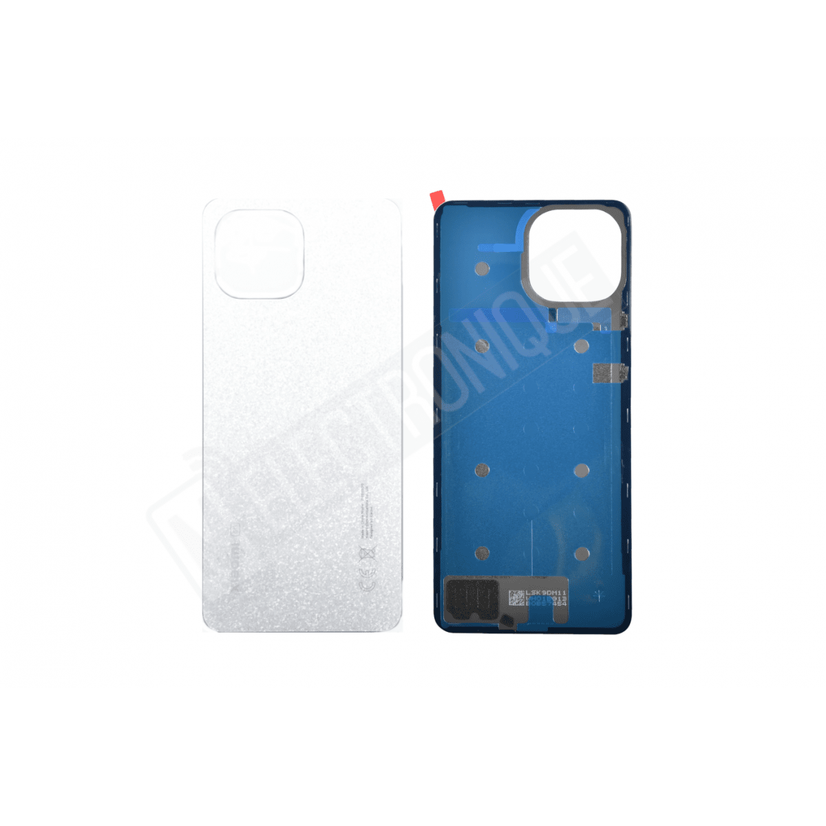 VITRE ARRIERE BLANCHE XIAOMI 11 LITE NE 5G