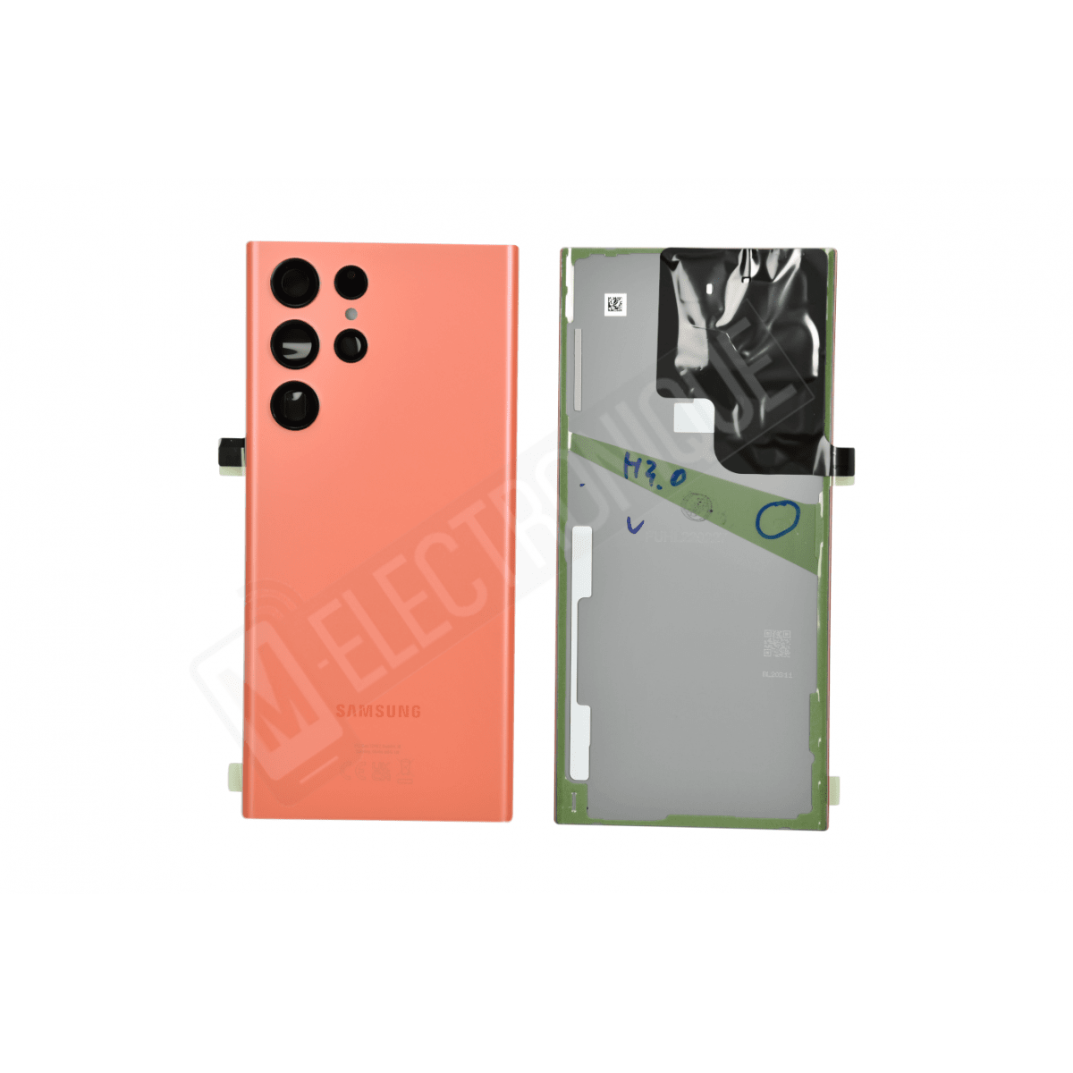 VITRE ARRIERE ROUGE SAMSUNG GALAXY S22 ULTRA