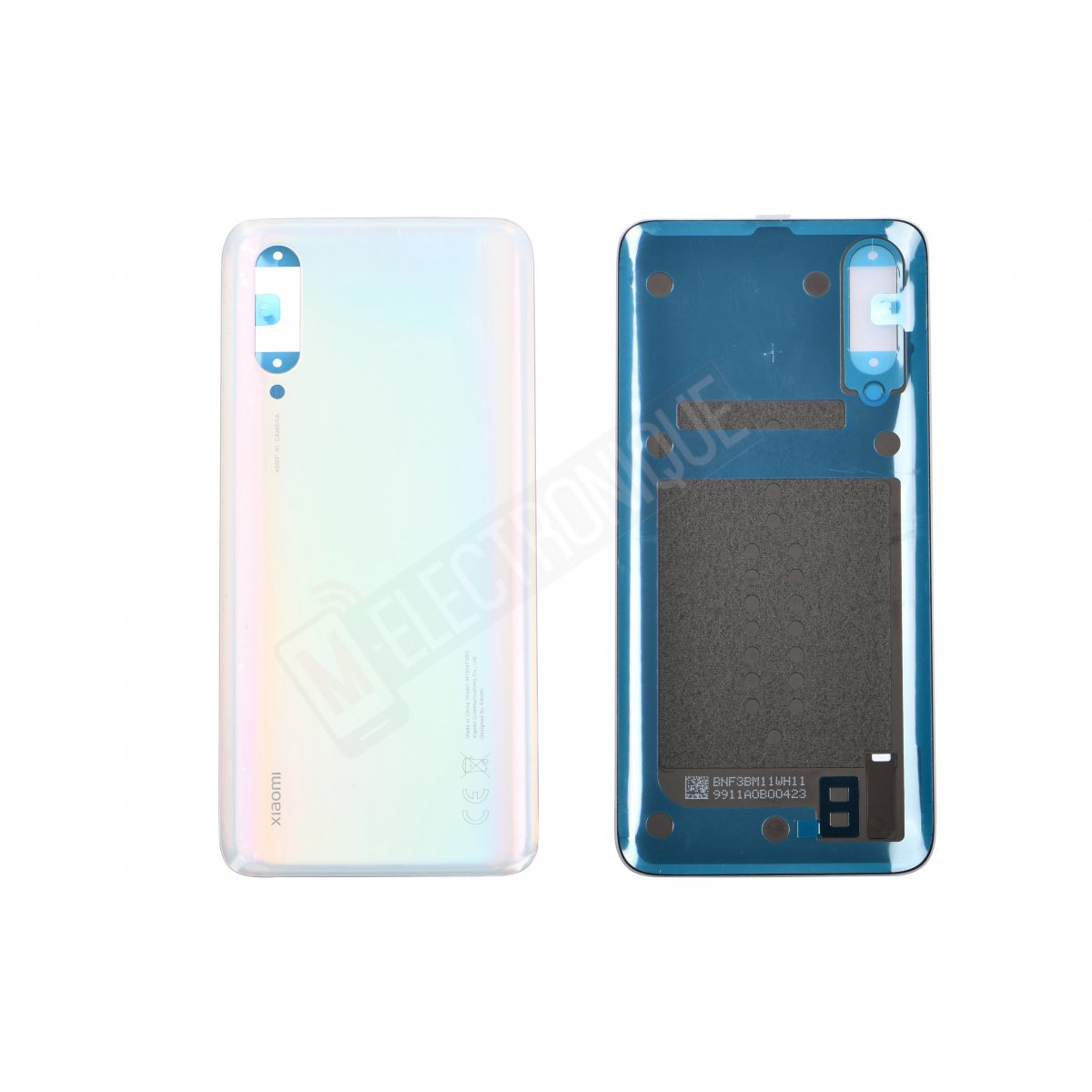 VITRE ARRIERE BLANCHE XIAOMI MI 9 LITE