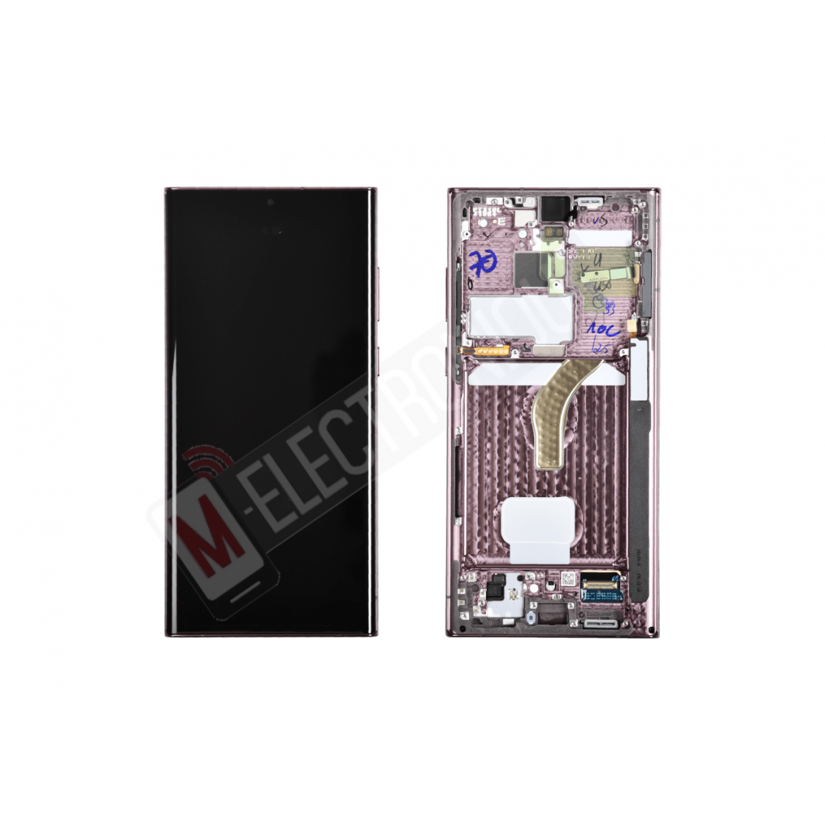 ECRAN BORDEAUX SAMSUNG GALAXY S22 ULTRA