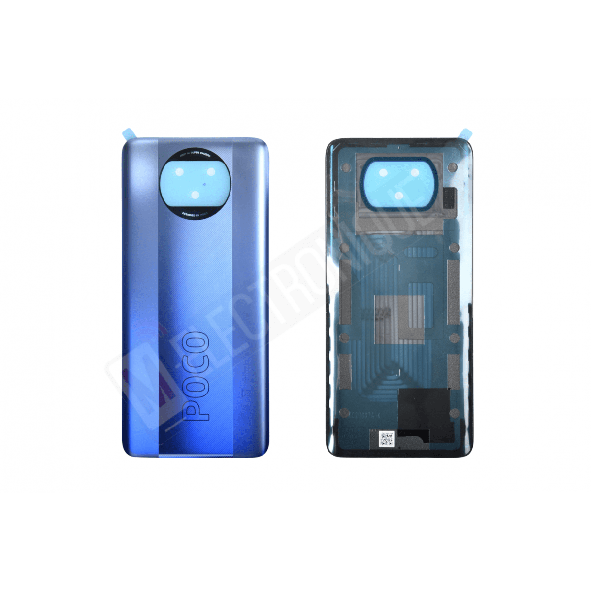 CACHE ARRIERE BLEU XIAOMI POCO X3 PRO