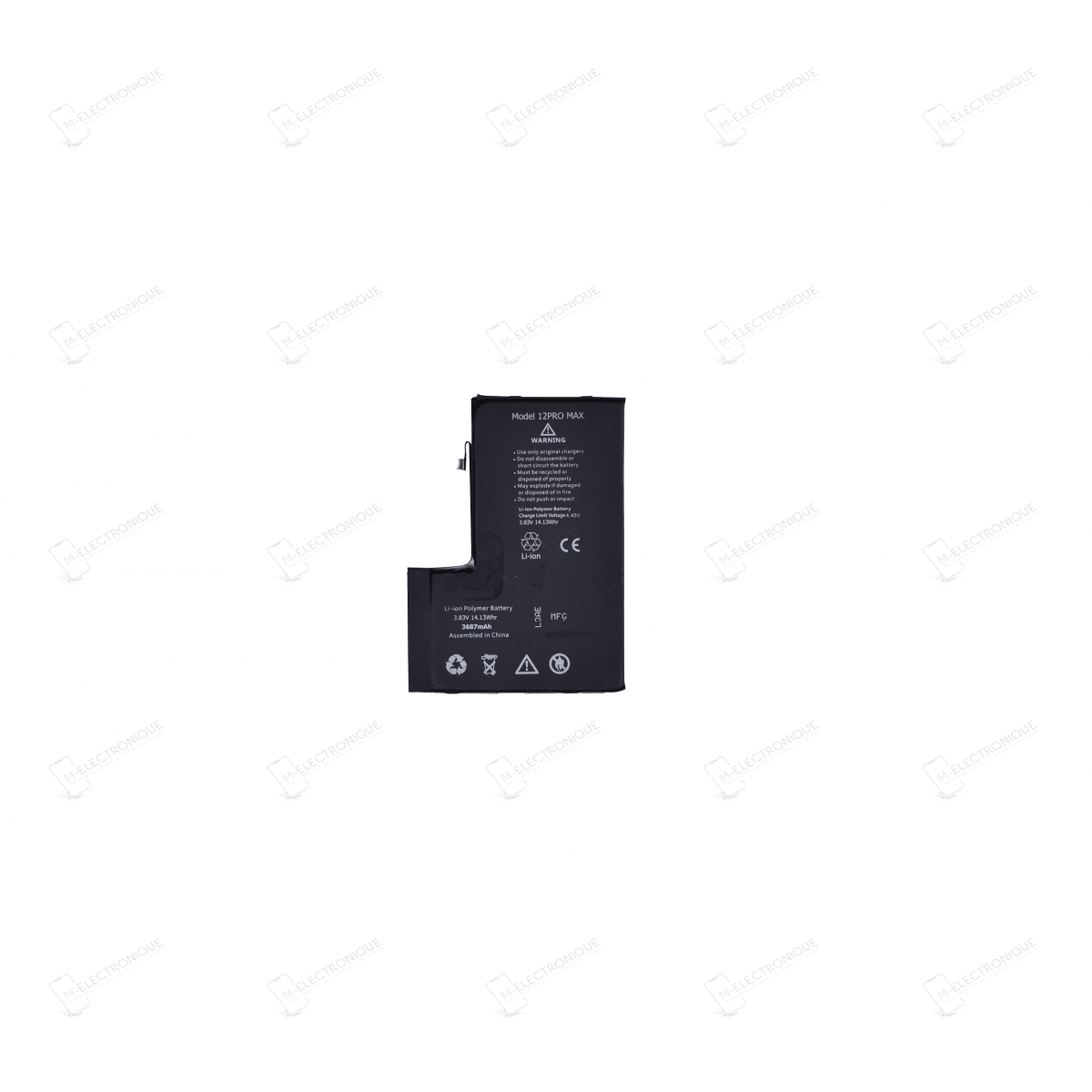 BATTERIE (TI) IPHONE 12 PRO MAX